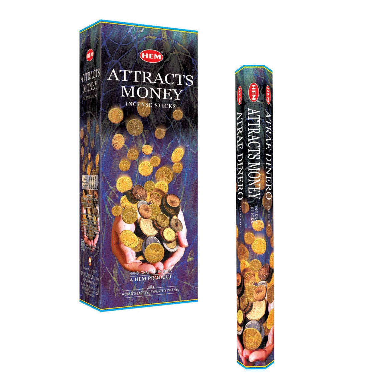 Betisoare parfumate Attracts money (Atractia banilor) Set 6buc