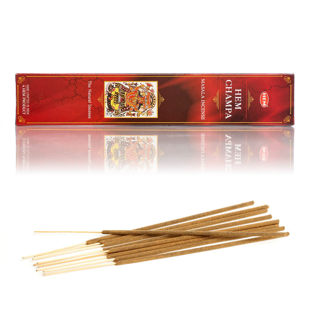 Betisoare parfumate dreptunghi Hem Hem Champa 10buc