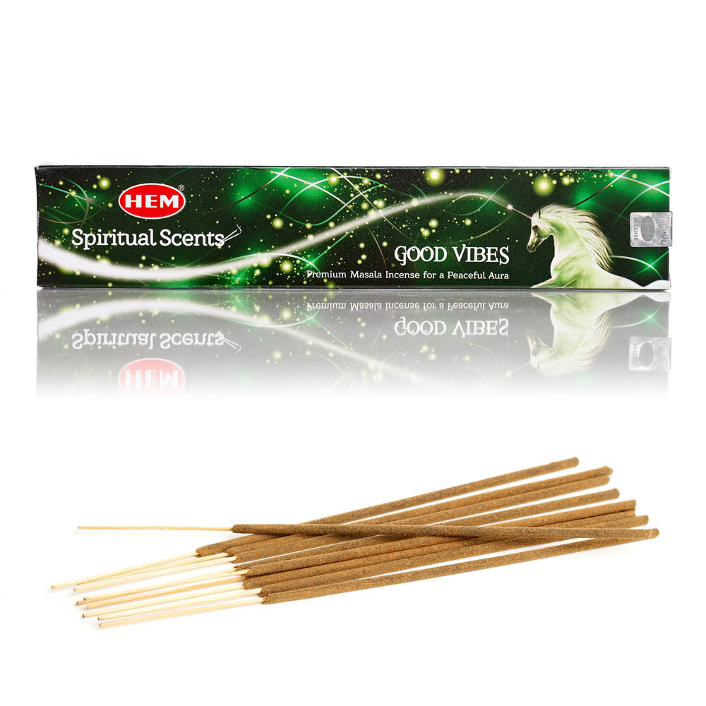 Betisoare parfumate dreptunghi HEM Spiritual Scents Good Vibes 10buc