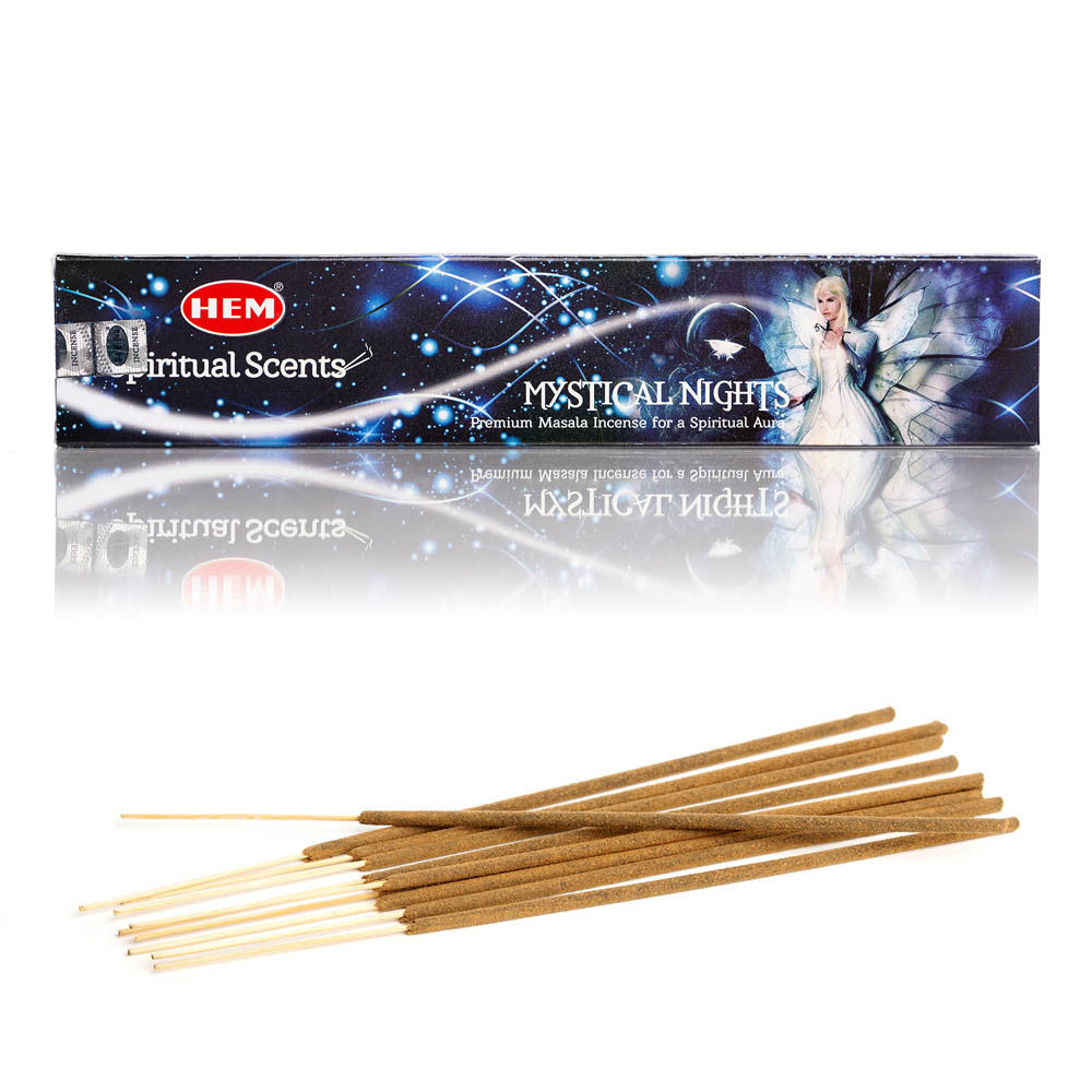 Betisoare parfumate dreptunghi Hem Spiritual Scents Mystical Nights 10buc