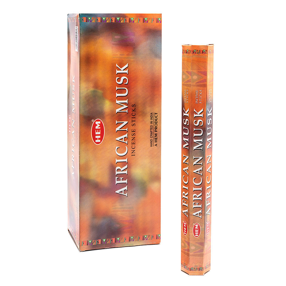 Betisoare parfumate HEM African Musk Set 6buc