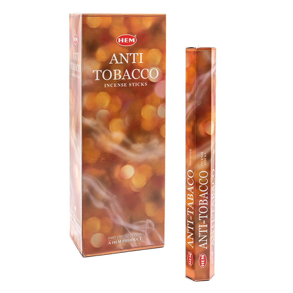 Betisoare parfumate HEM India Anti Tabacco Set 6buc