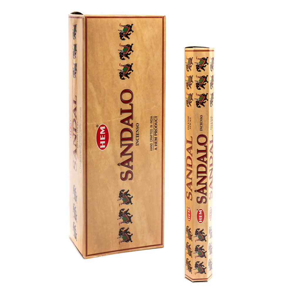 Betisoare parfumate HEM India Lemn de Santal Set 6buc