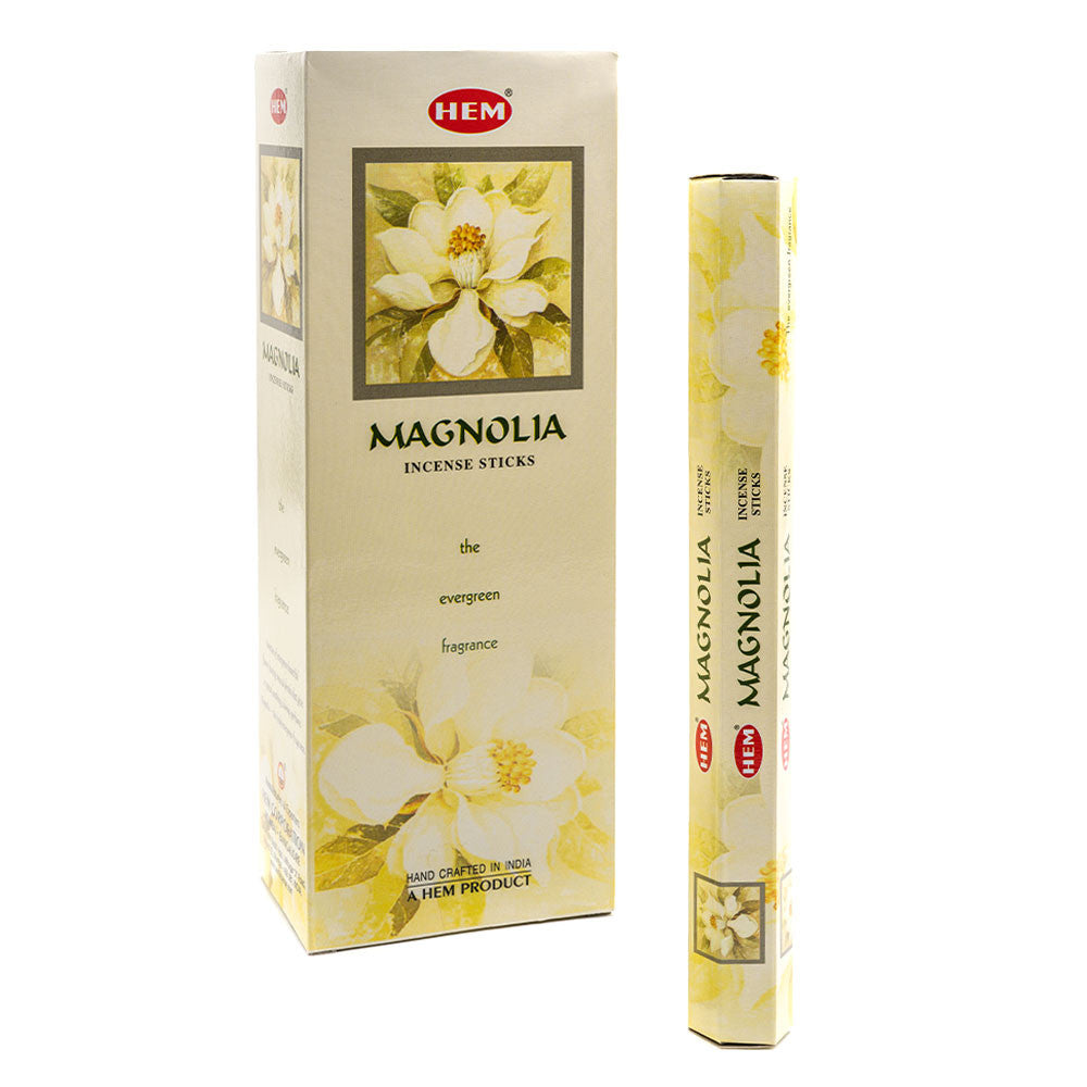 Betisoare parfumate HEM India Magnolia (Magnolie) Set 6buc