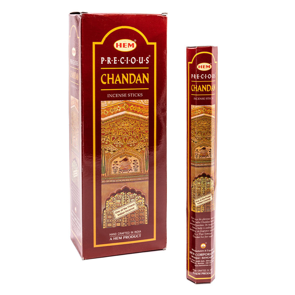 Betisoare parfumate HEM India Precious Chandan Set 6buc