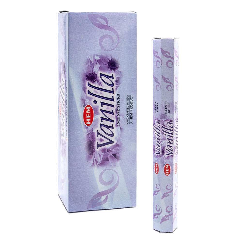 Betisoare parfumate HEM India Vanilie Set 6buc
