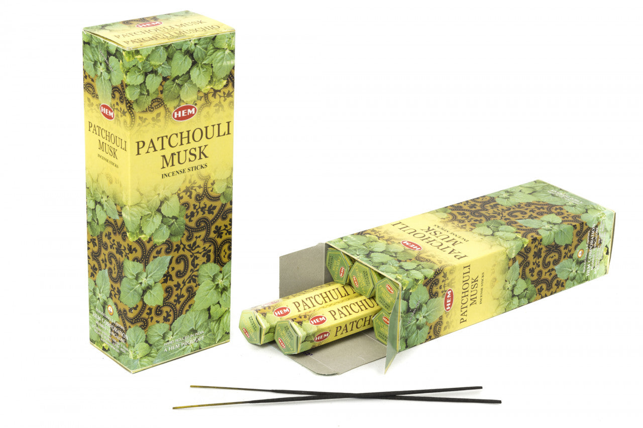 Betisoare parfumate Patchouli Musk Set 6buc