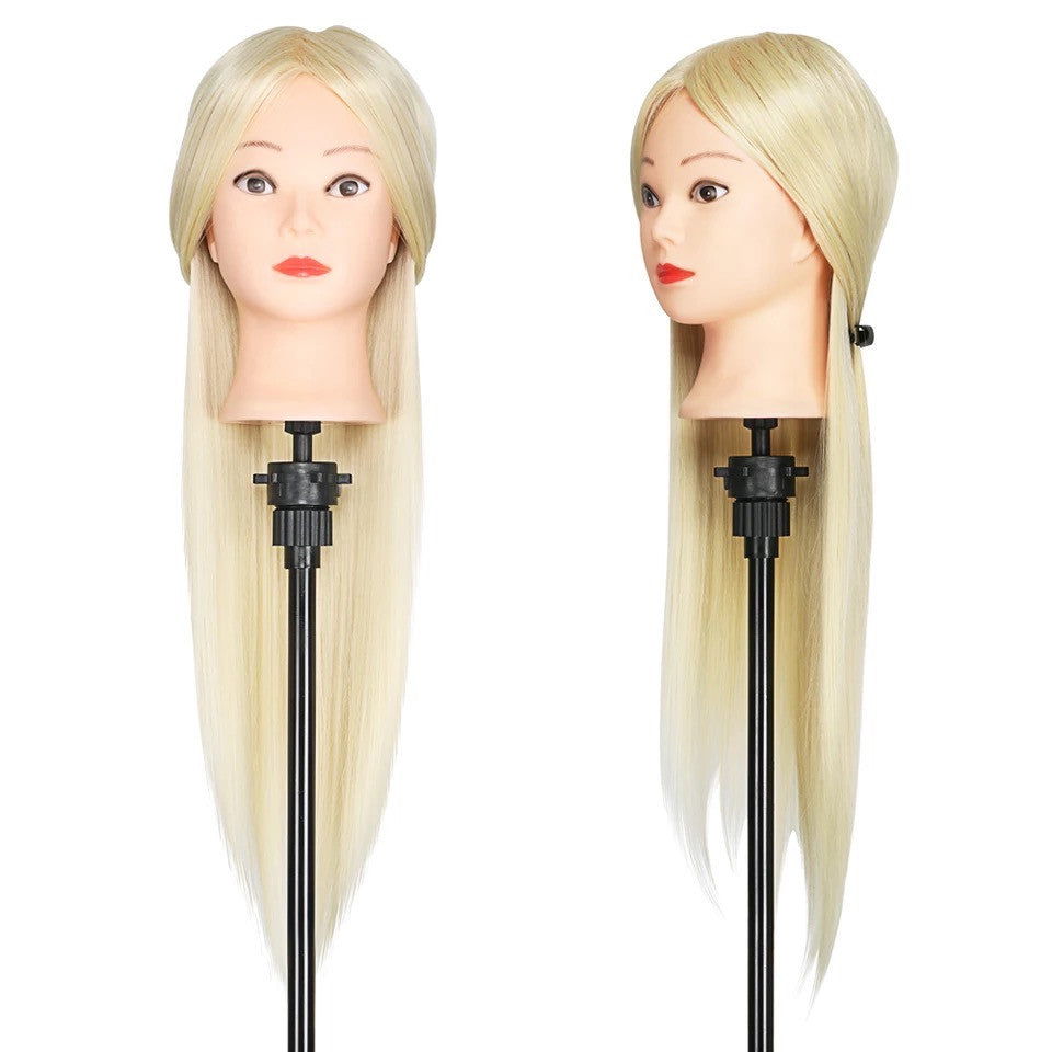 Cap pentru practica salon par sintetic blond deschis Oranjollie