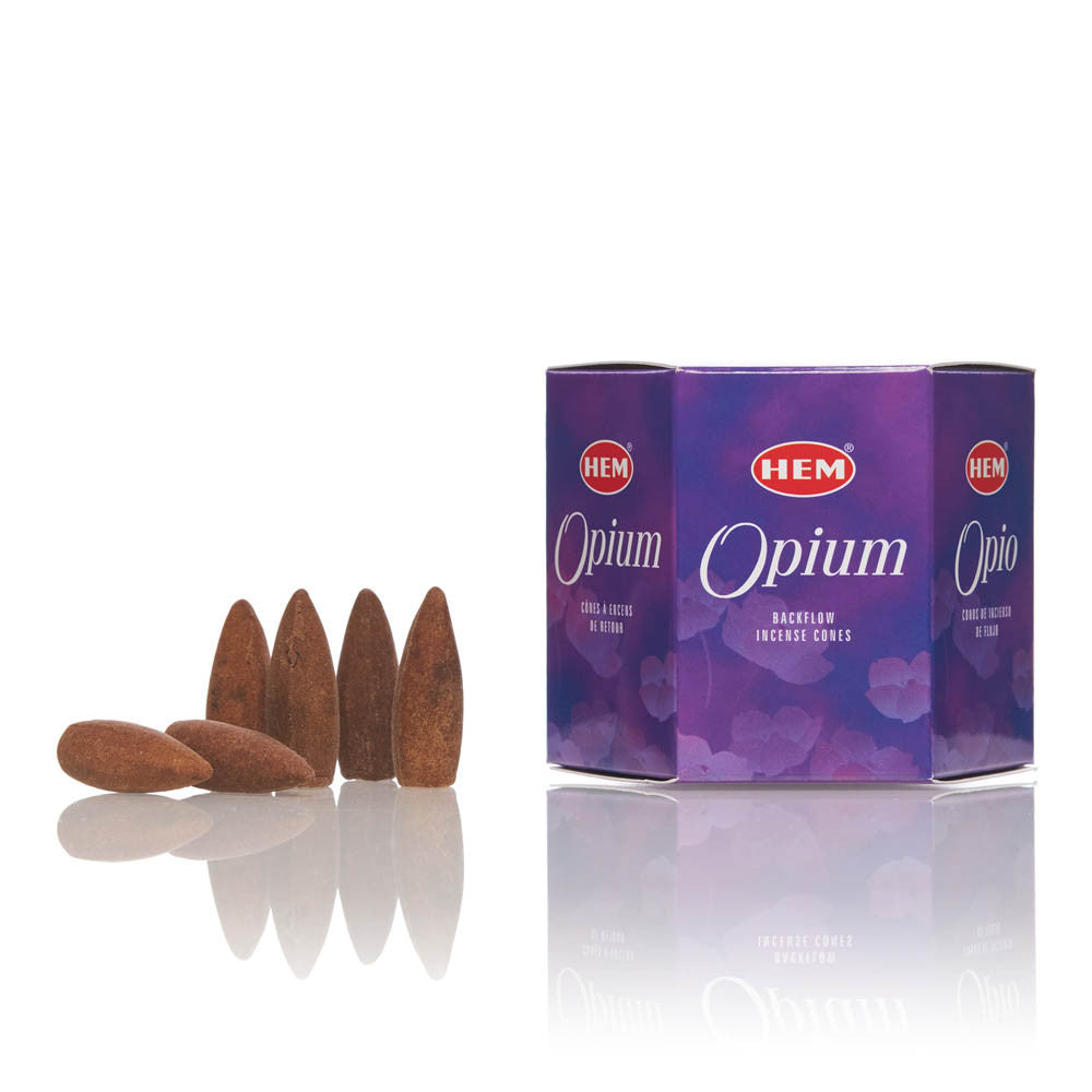 Conuri parfumate backflow Opium HEM 40buc