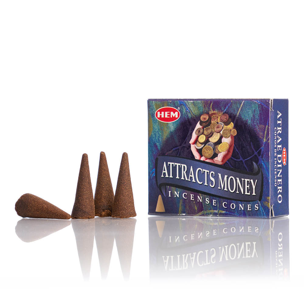 Conuri parfumate HEM Attracts Money 10buc