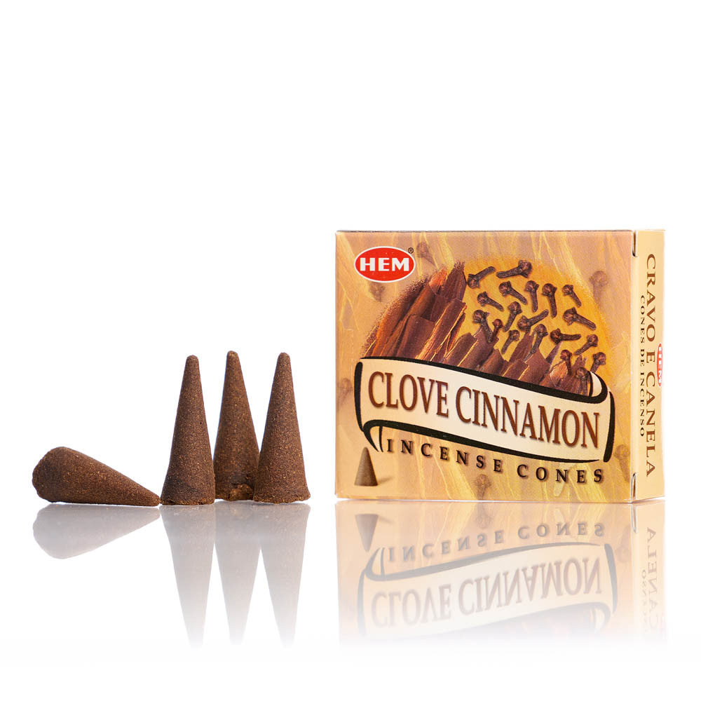 Conuri parfumate HEM Clove Cinnamon 10buc