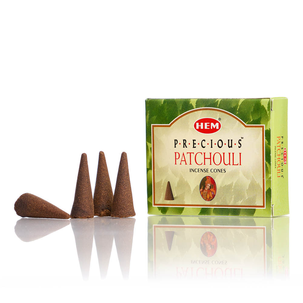 Conuri parfumate HEM Precious Patchouli 10buc
