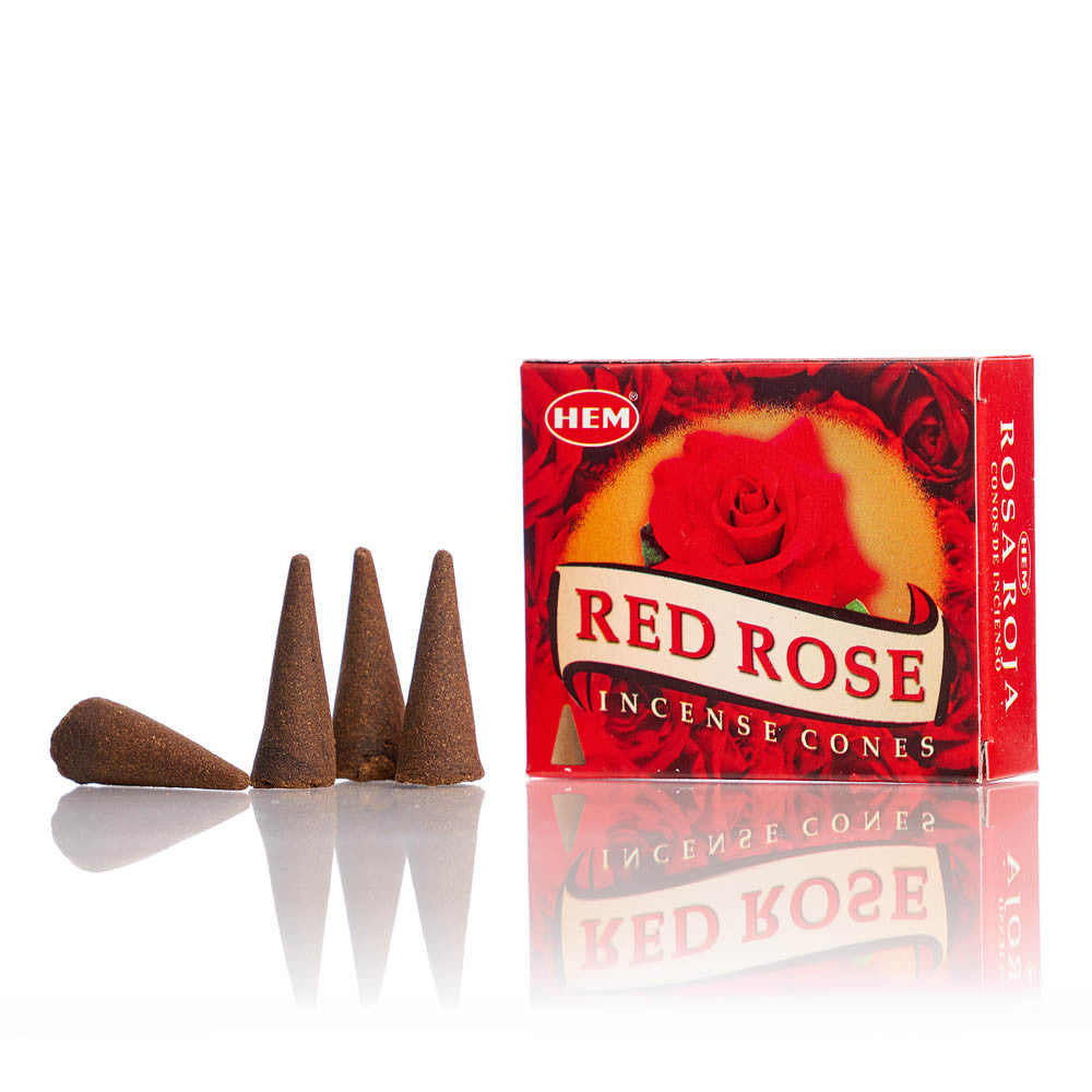 Conuri parfumate HEM Red Roses 10buc