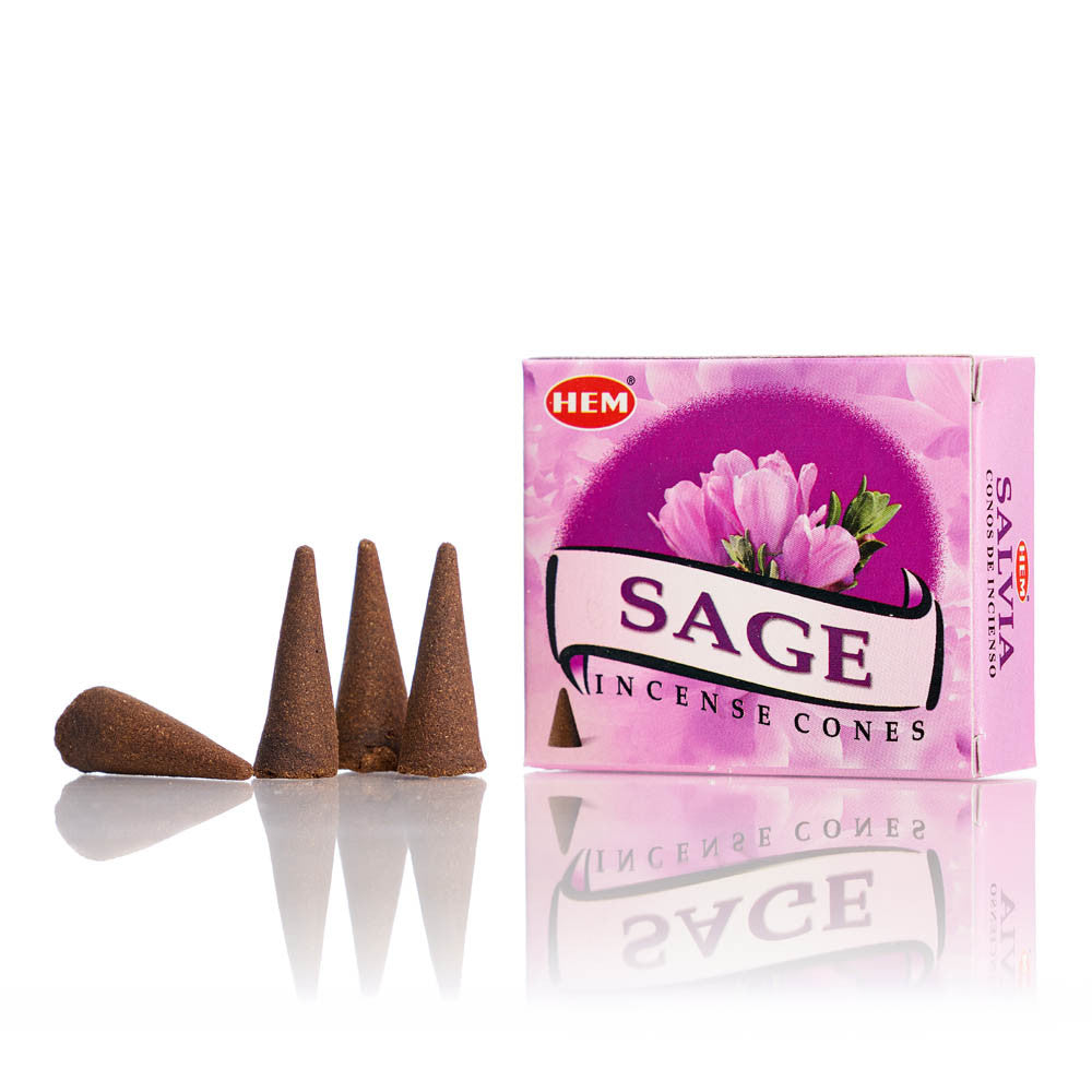 Conuri parfumate HEM Sage 10buc