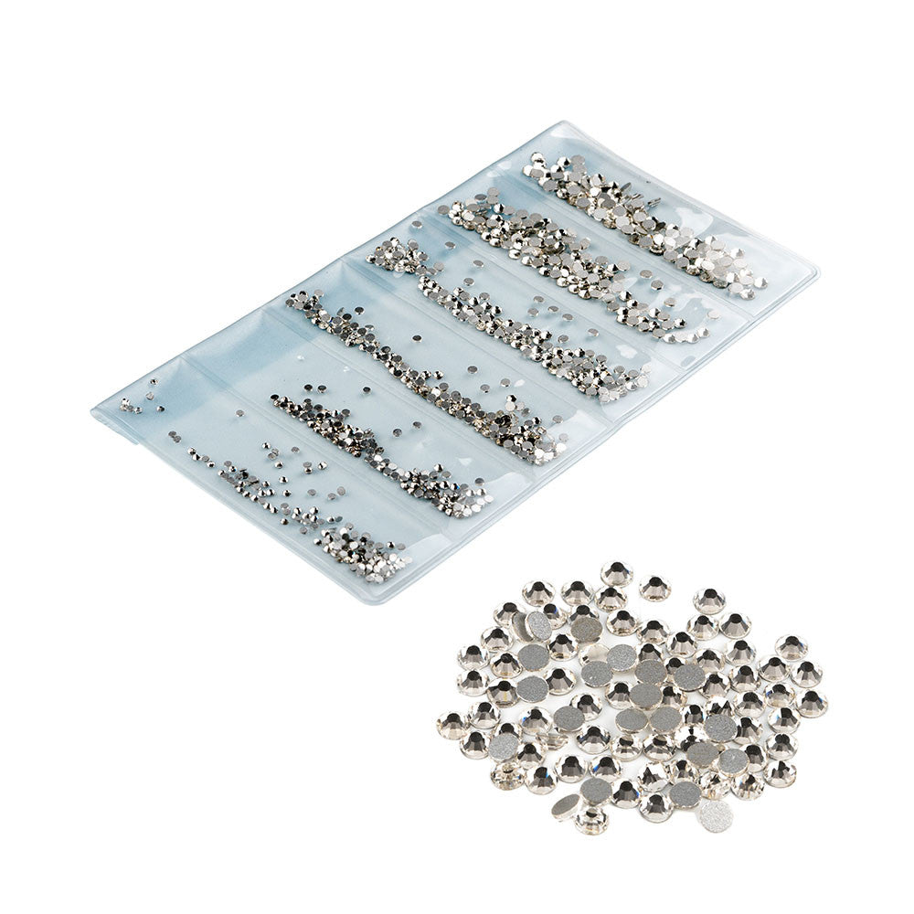 Cristale pentru unghii Argintiu 1440 buc Set 6 Oranjollie