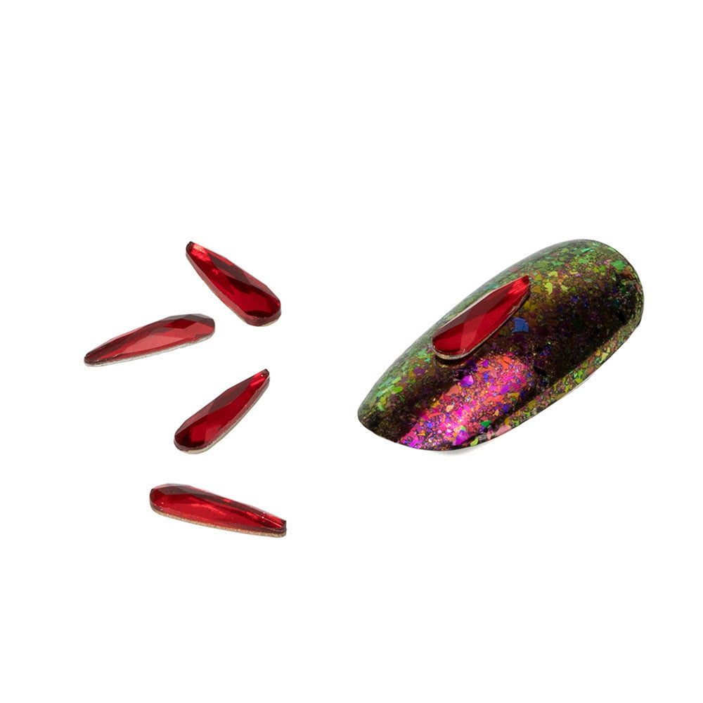 Cristale pentru unghii Red Nr 26 Set 5 buc