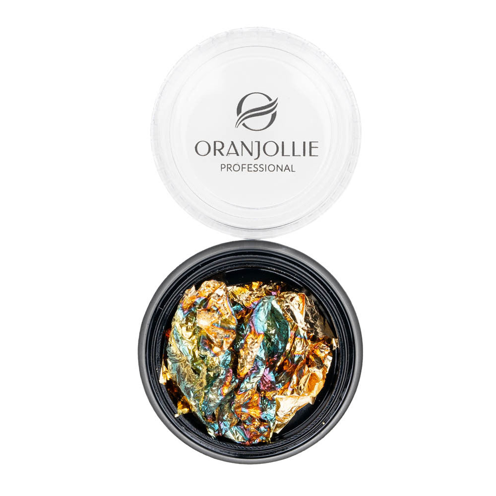 Metallic nail foil decoration 004 Oranjollie