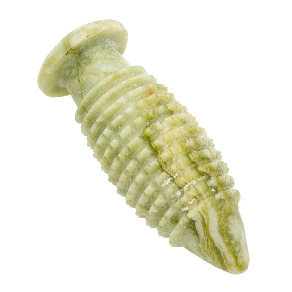 Dispozitiv de masaj facial si corporal piatra cilindrica zimtata 10cm Jad