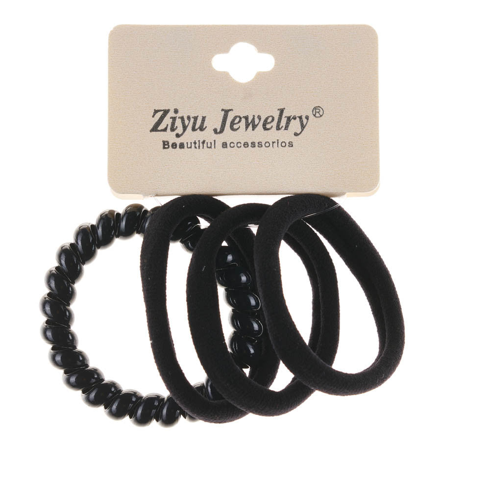 Elastic negru 4 set Oranjollie