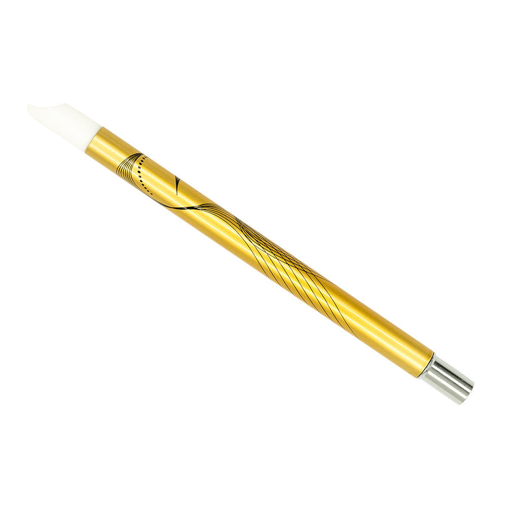 Instrument silicon auriu varf scobitura