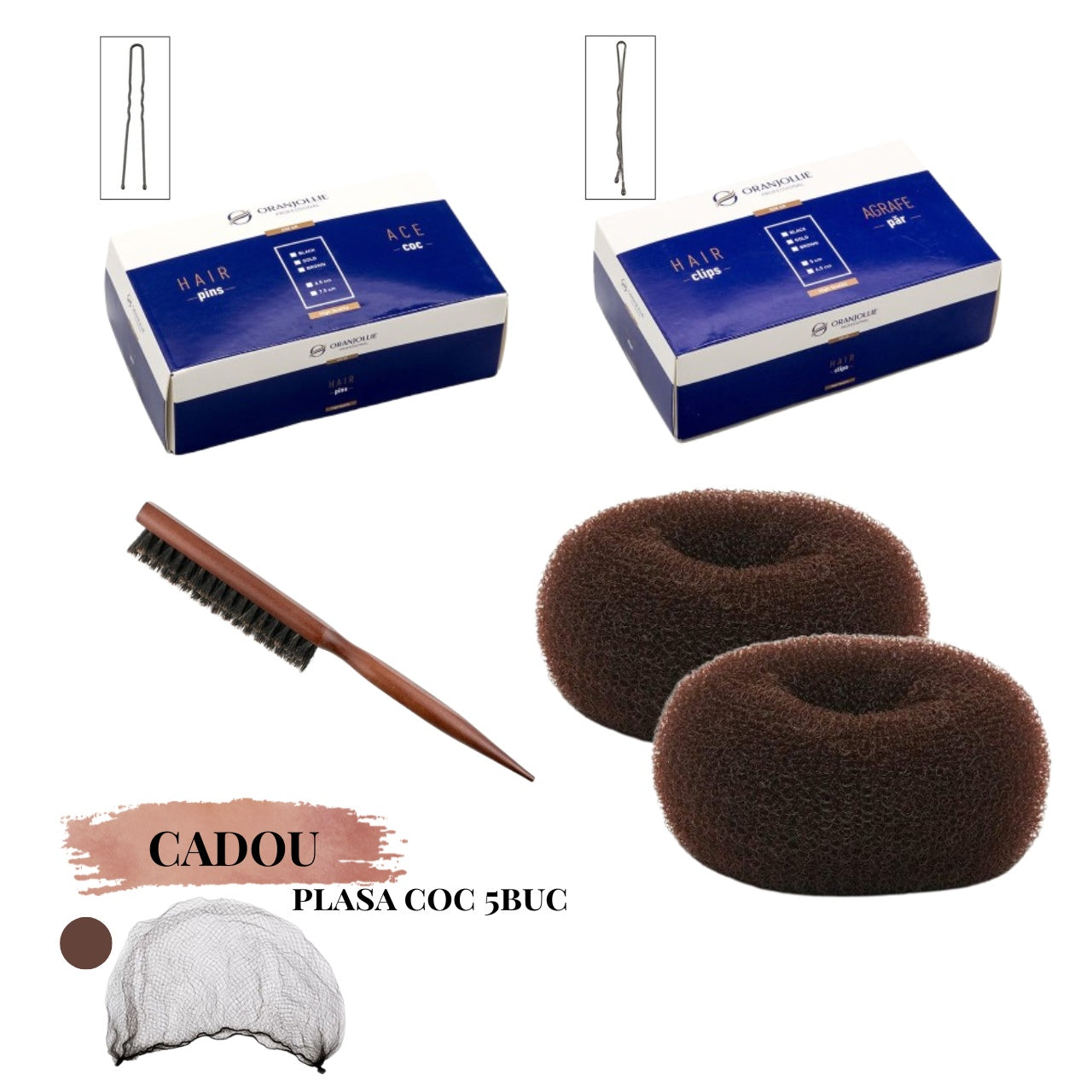 Kit coafura Oranjollie brown