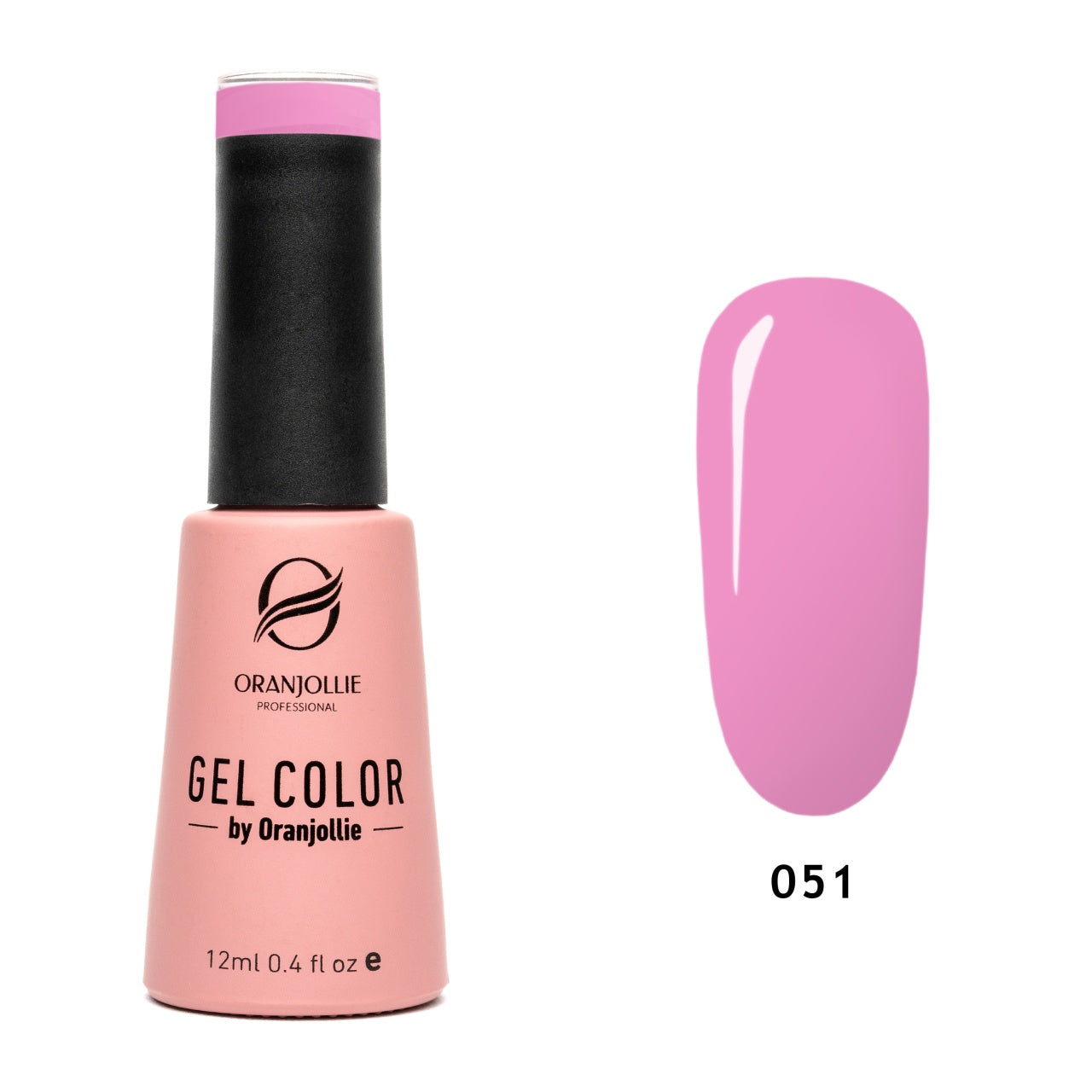 Oja semipermanenta Gel Color Nr.051 12ml Oranjollie