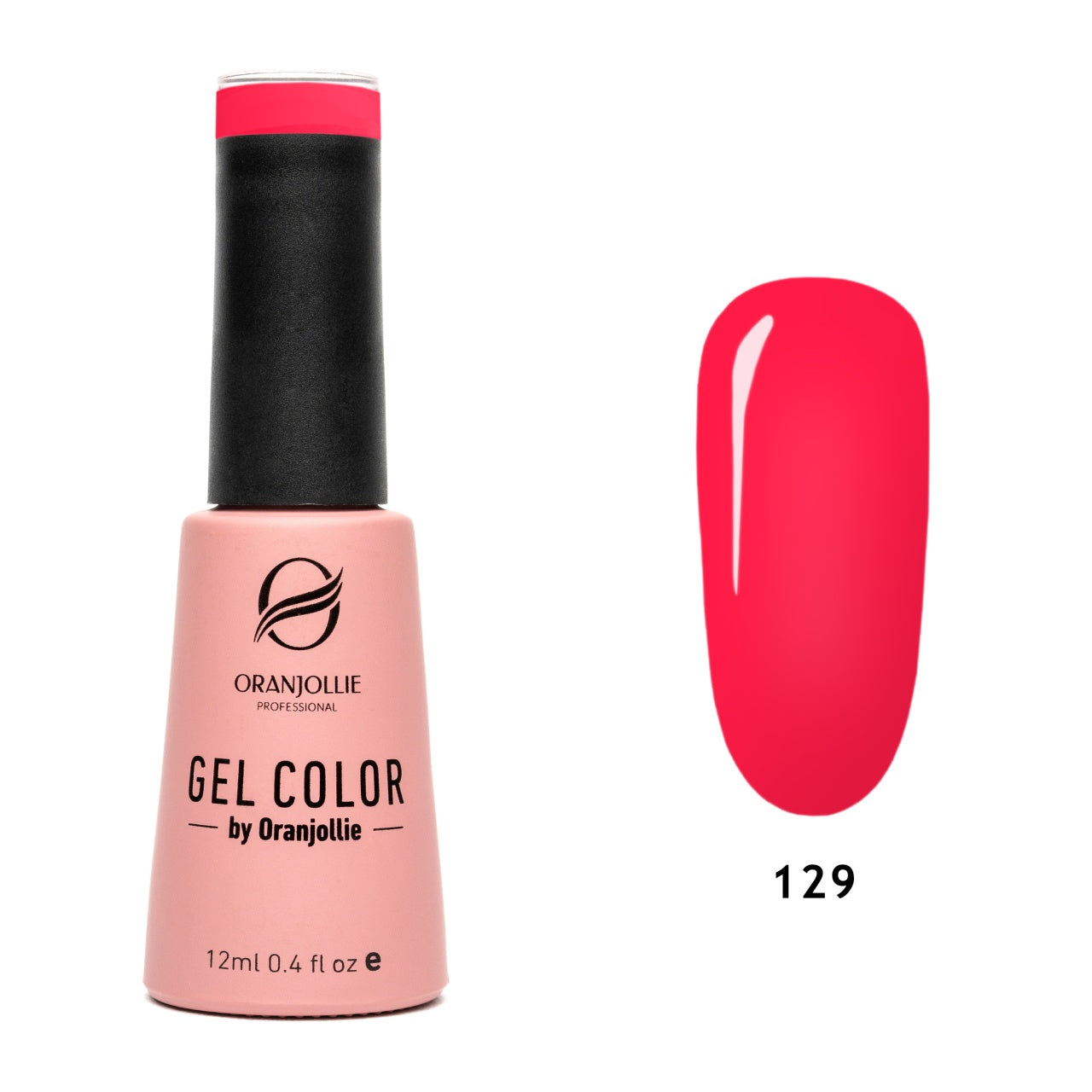 Oja semipermanenta Gel Color Nr.129 12ml Oranjollie