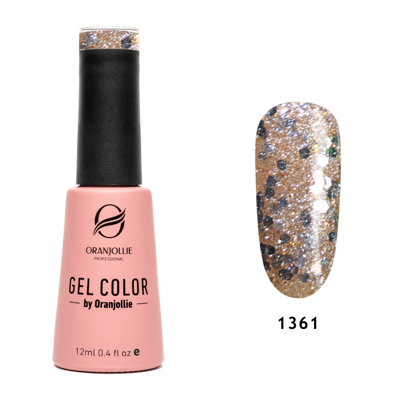 Oja semipermanenta Gel Color Nr.1361 12ml Oranjollie