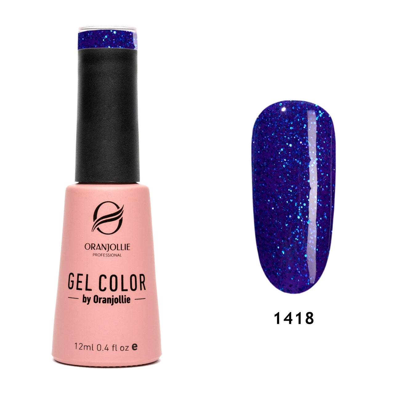 Oja semipermanenta Gel Color Nr.1418 12ml Oranjollie