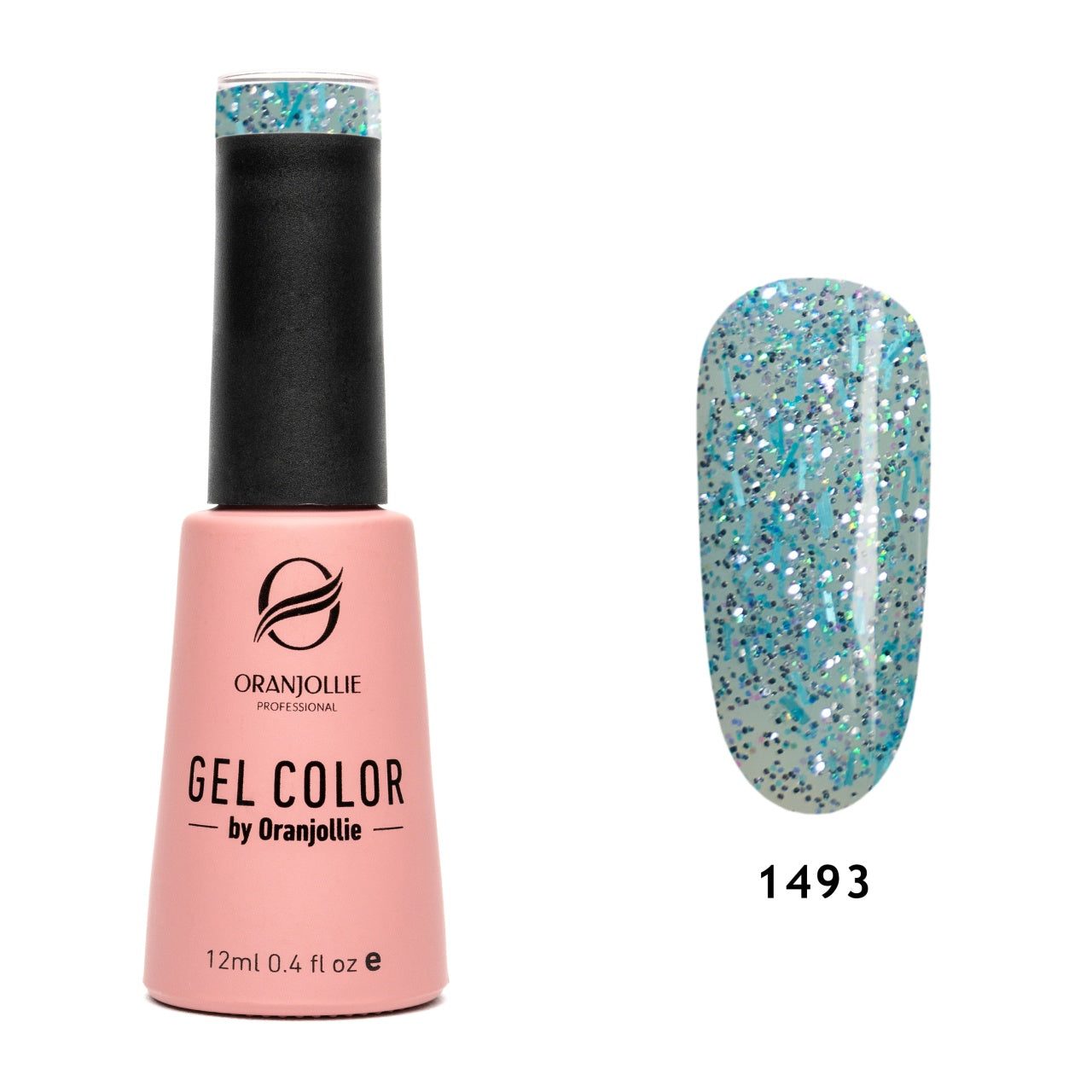 Oja semipermanenta Gel Color Nr.1493 12ml Oranjollie