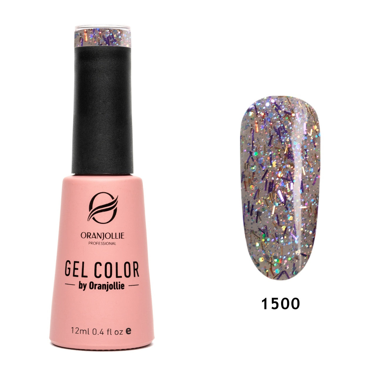Oja semipermanenta Gel Color Nr.1500 12ml Oranjollie