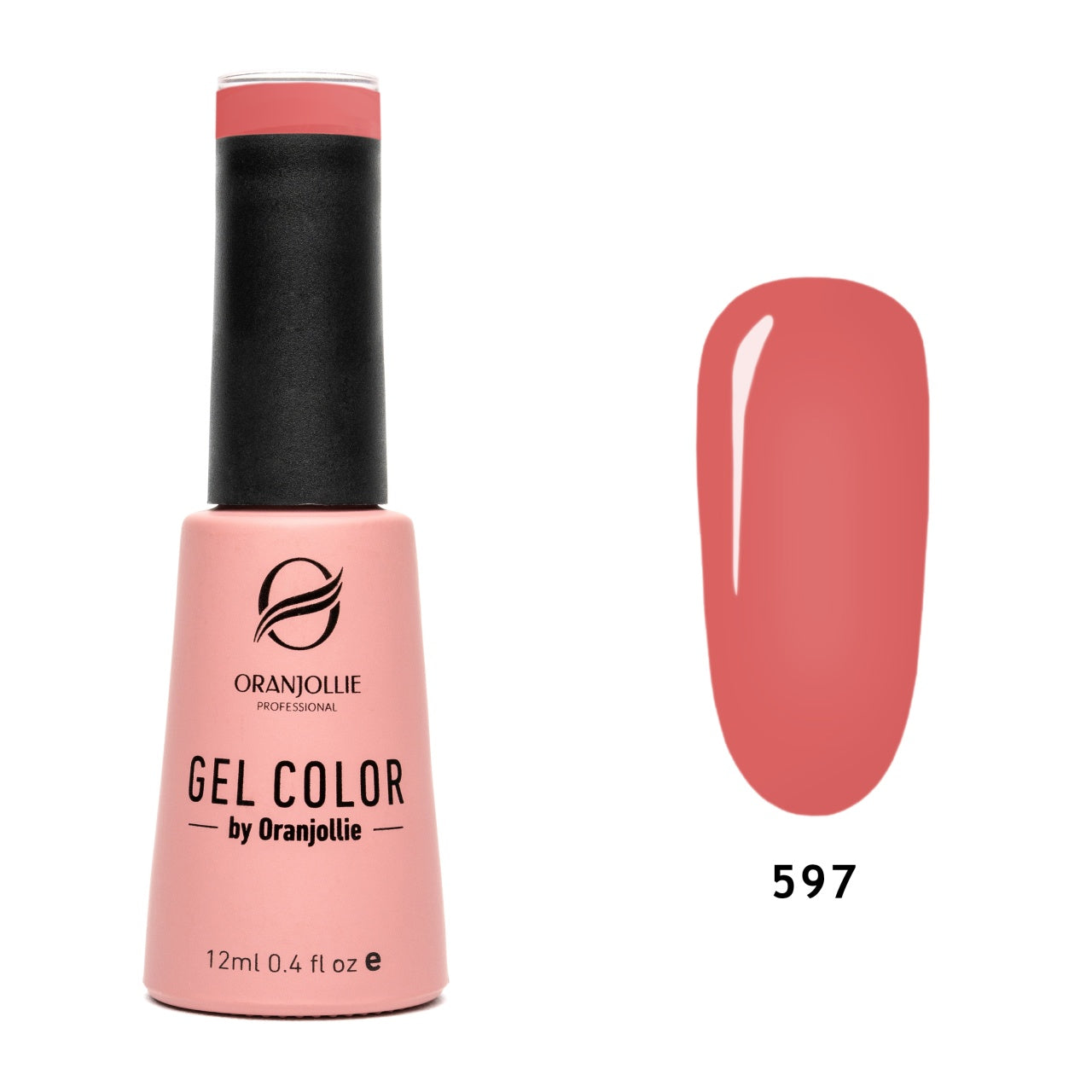 Oja semipermanenta Gel Color Nr.597 12ml Oranjollie