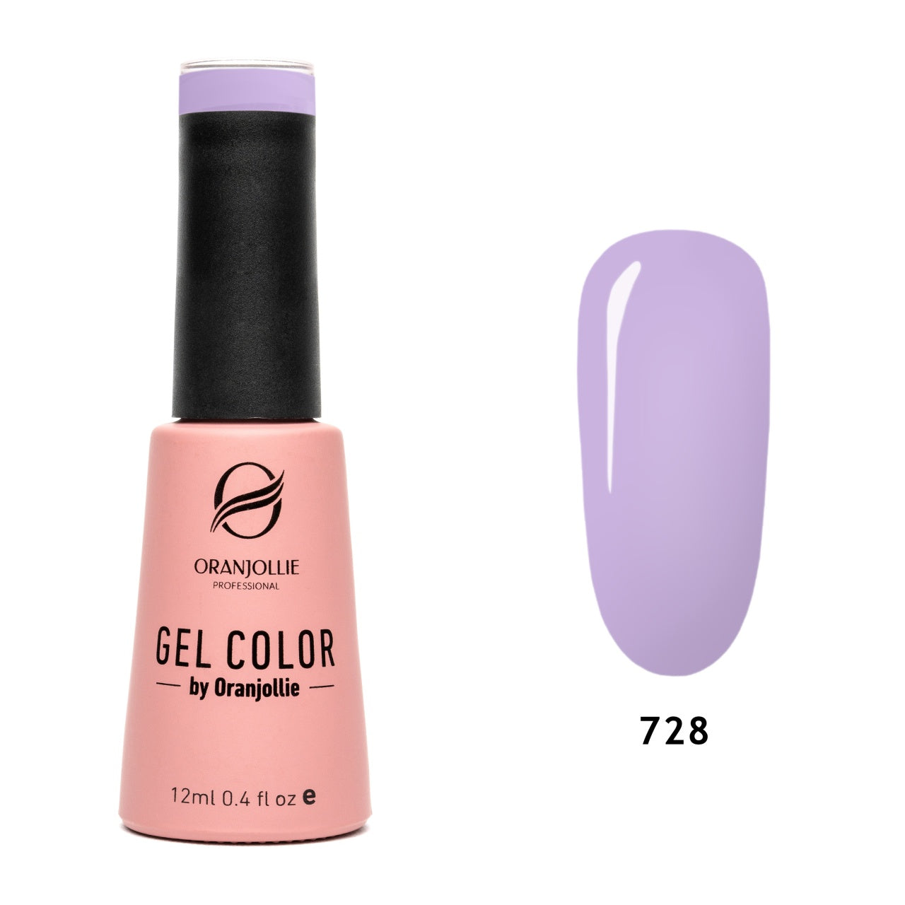 Oja semipermanenta Gel Color Nr.728 12ml Oranjollie