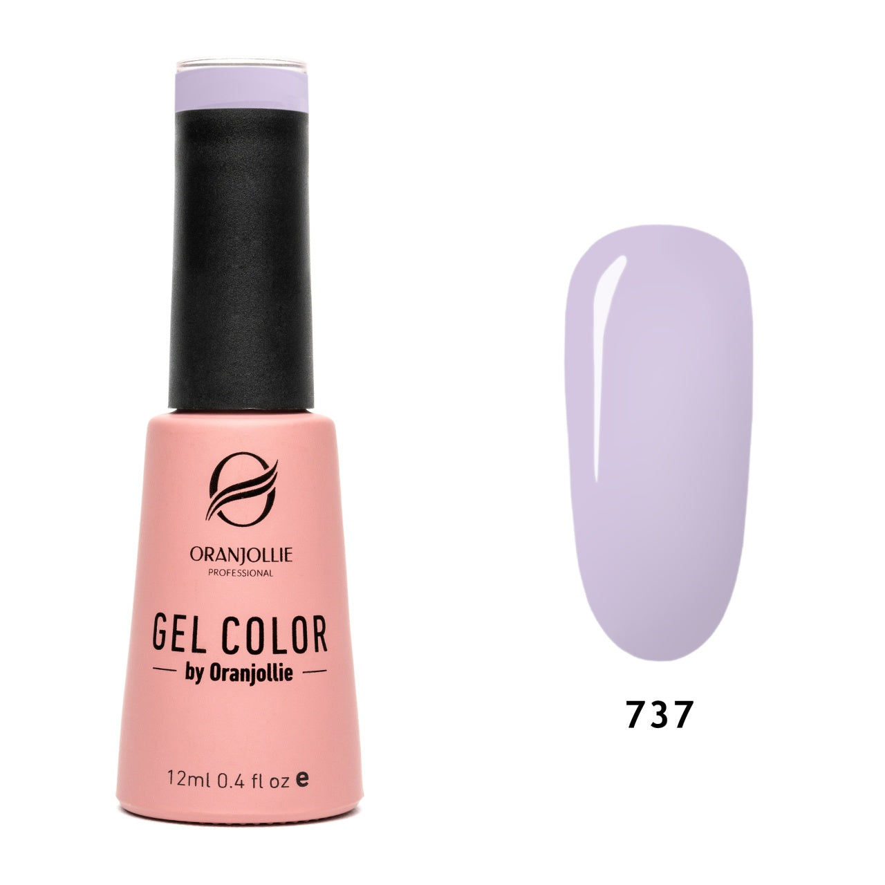 Oja semipermanenta Gel Color Nr.737 12ml Oranjollie