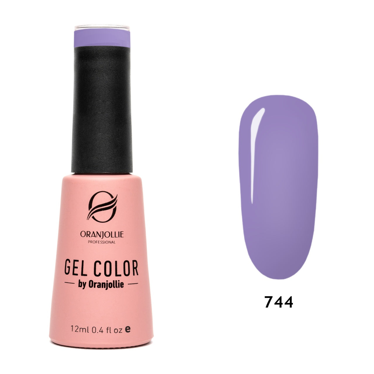 Oja semipermanenta Gel Color Nr.744 12ml Oranjollie