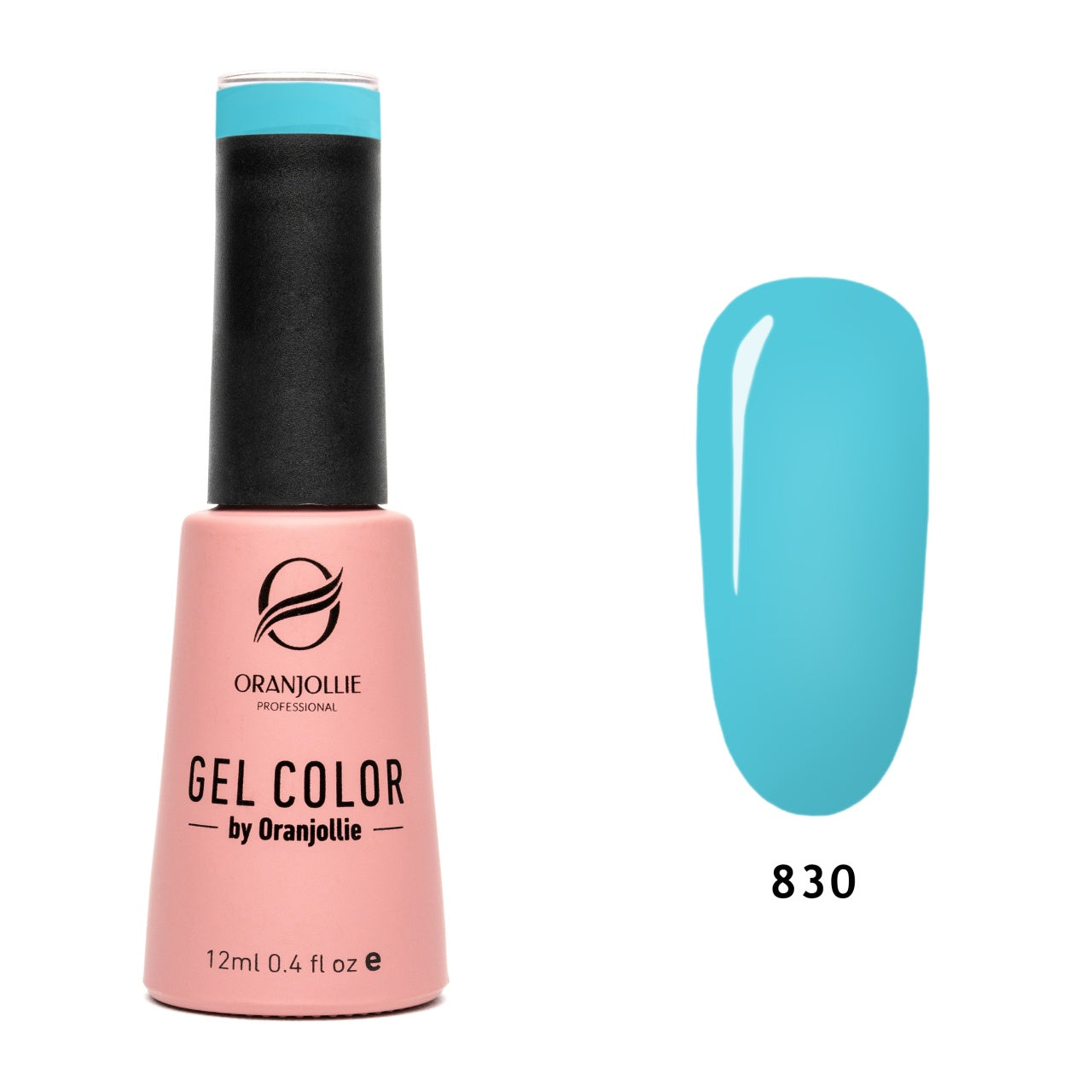 Oja semipermanenta Gel Color Nr.830 12ml Oranjollie