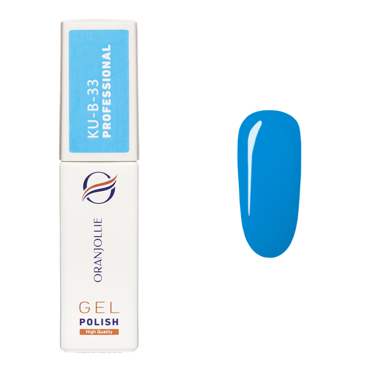 Oja semipermanenta Gel Polish KU-B33 9ml Oranjollie