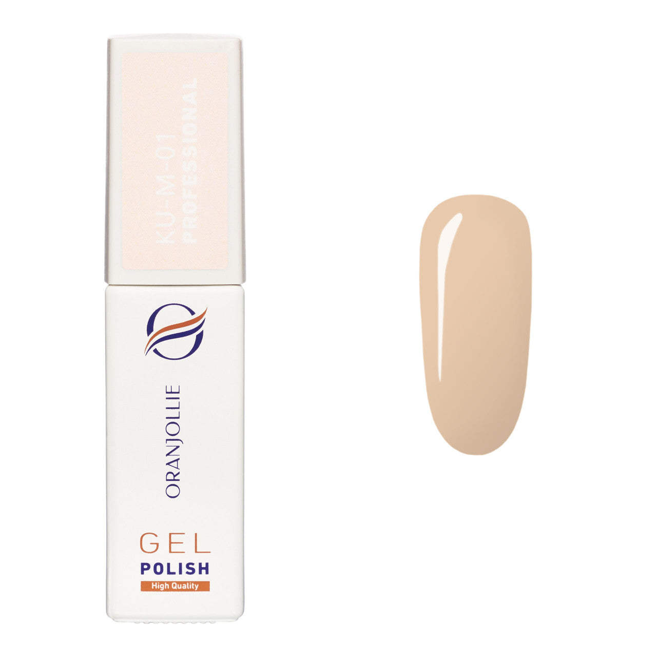 Oja semipermanenta Gel Polish KU-M01 9ml Oranjollie