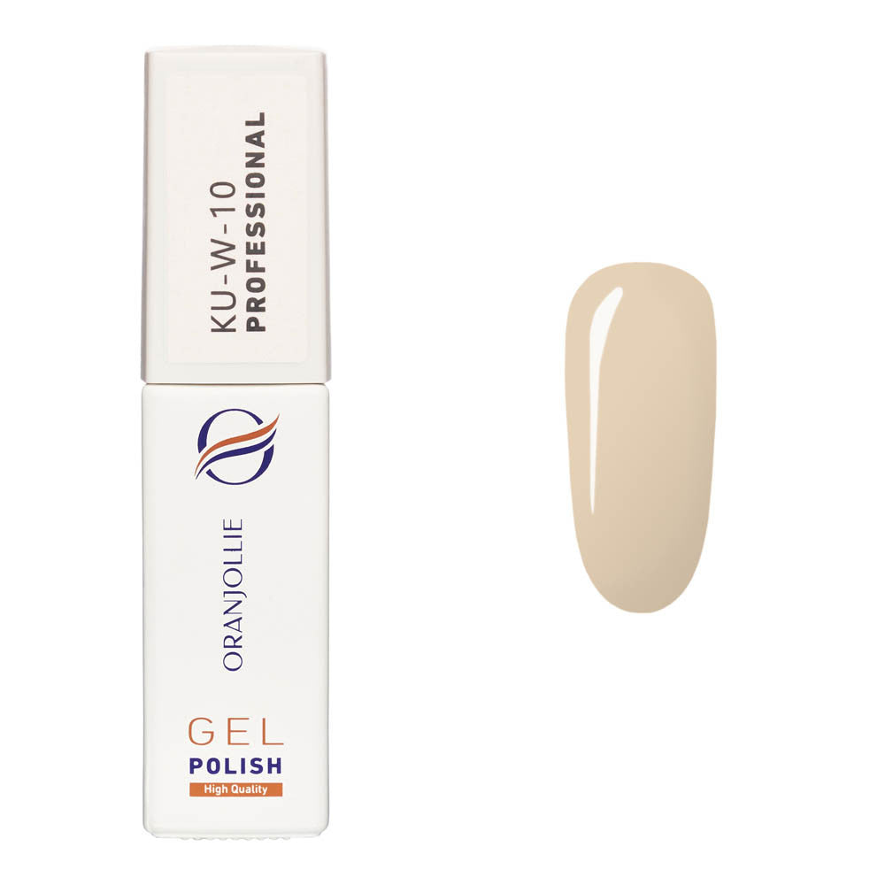 Oja semipermanenta Gel Polish KU-W10 9ml Oranjollie
