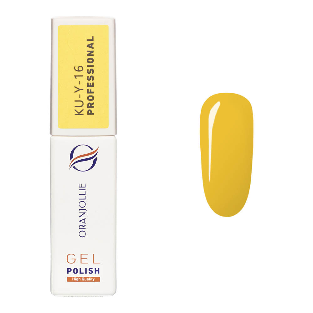 Oja semipermanenta Gel Polish KU-Y16 9ml Oranjollie