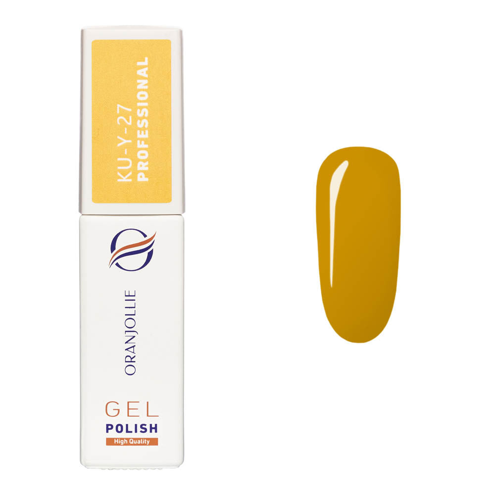 Oja semipermanenta Gel Polish KU-Y27 9ml Oranjollie