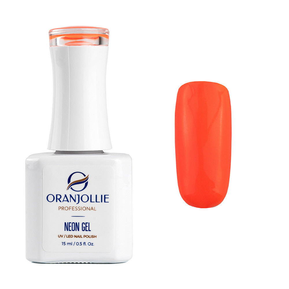 Oja semipermanenta Neon Gel Nr. 07 15ml Oranjollie