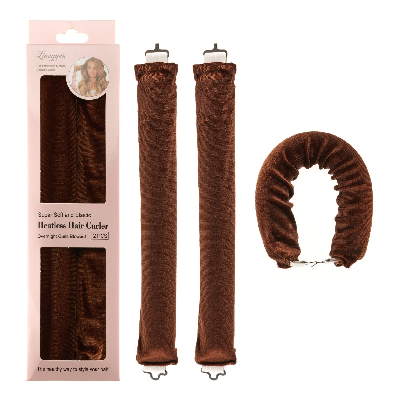 Ondulator par fara caldura 2pcs Oranjollie maro