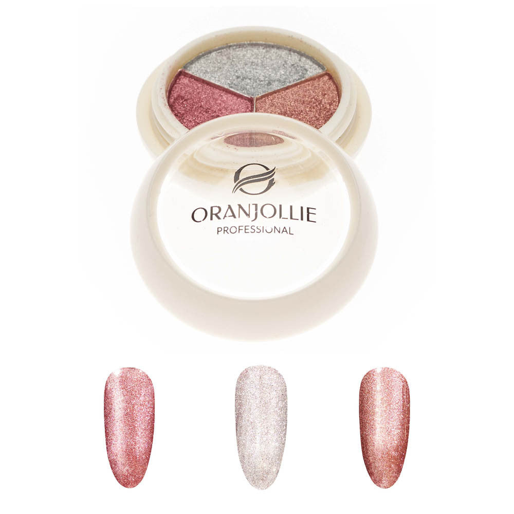 Holographic pigment palette 001 W57A Oranjollie