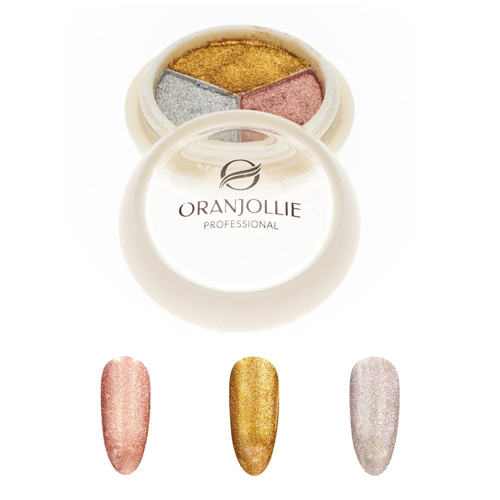 Holographic pigment palette 002 A57B Oranjollie