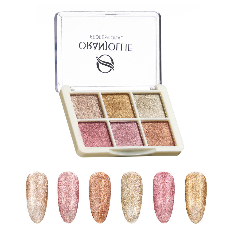 Holographic pigment palette 002 W59A Oranjollie