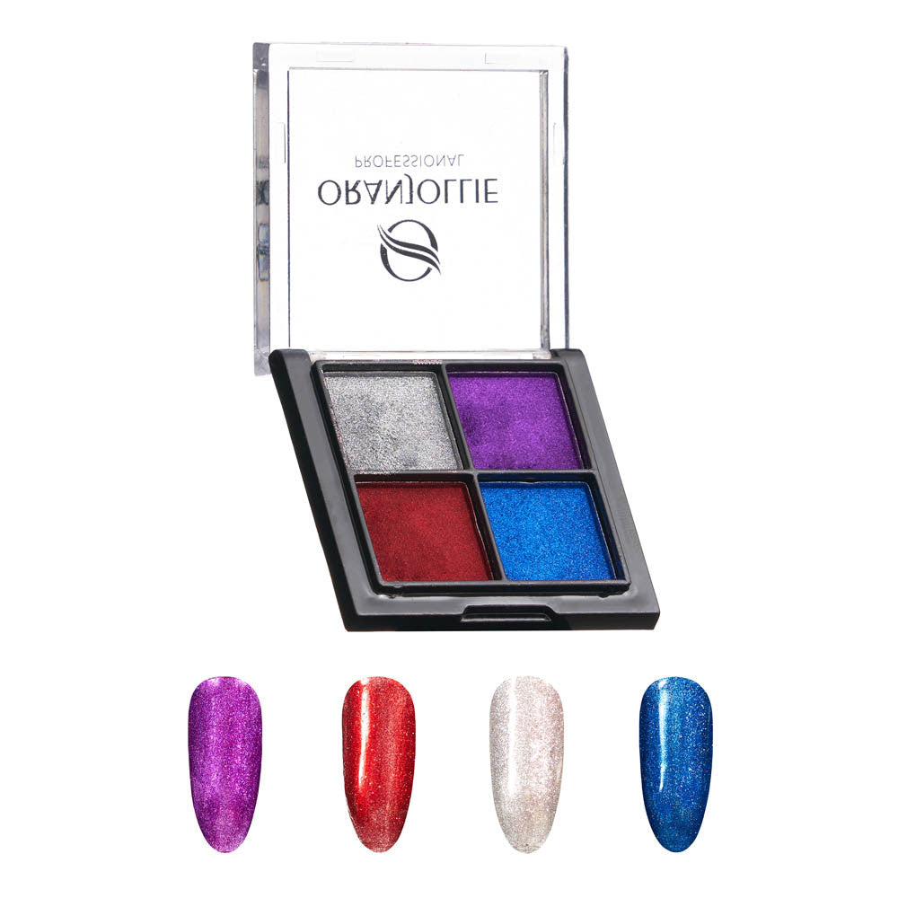 Holographic pigment palette 003 W58C Oranjollie