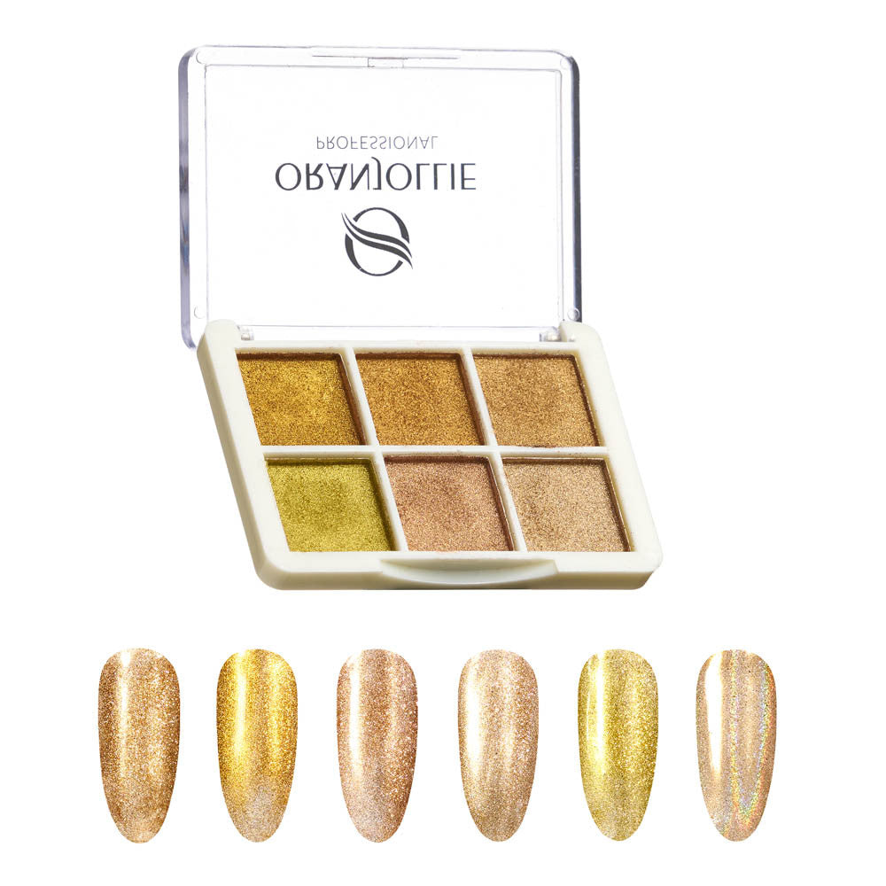 Holographic pigments palette 003 W59B Oranjollie