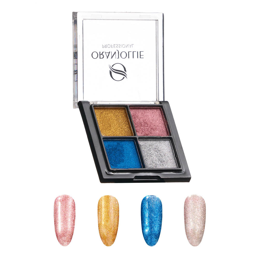 Holographic pigments palette 005 W58E Oranjollie