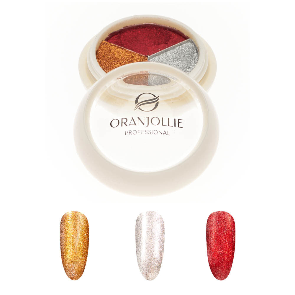 Holographic pigment palette 006 A57D Oranjollie